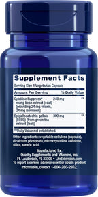 Life Extension Cytokine Suppress con EGCG, 30 Cápsulas Vegetarianas (Paquete de 2)