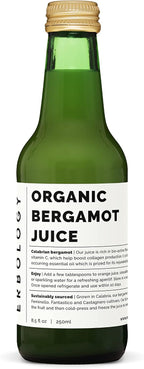 Zumo de Bergamota 100% Orgánico 250ml (Caja de 12) - Rico en Flavonoides Bioactivos - Sin Azúcar Añadido - No GMO