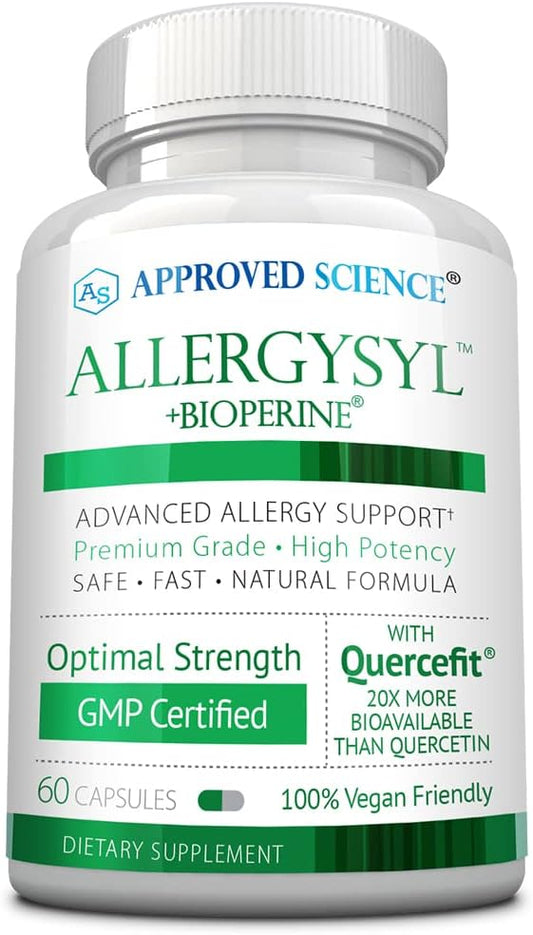 Approved Science Allergysyl - 60 Cápsulas - Alergias Estacionales