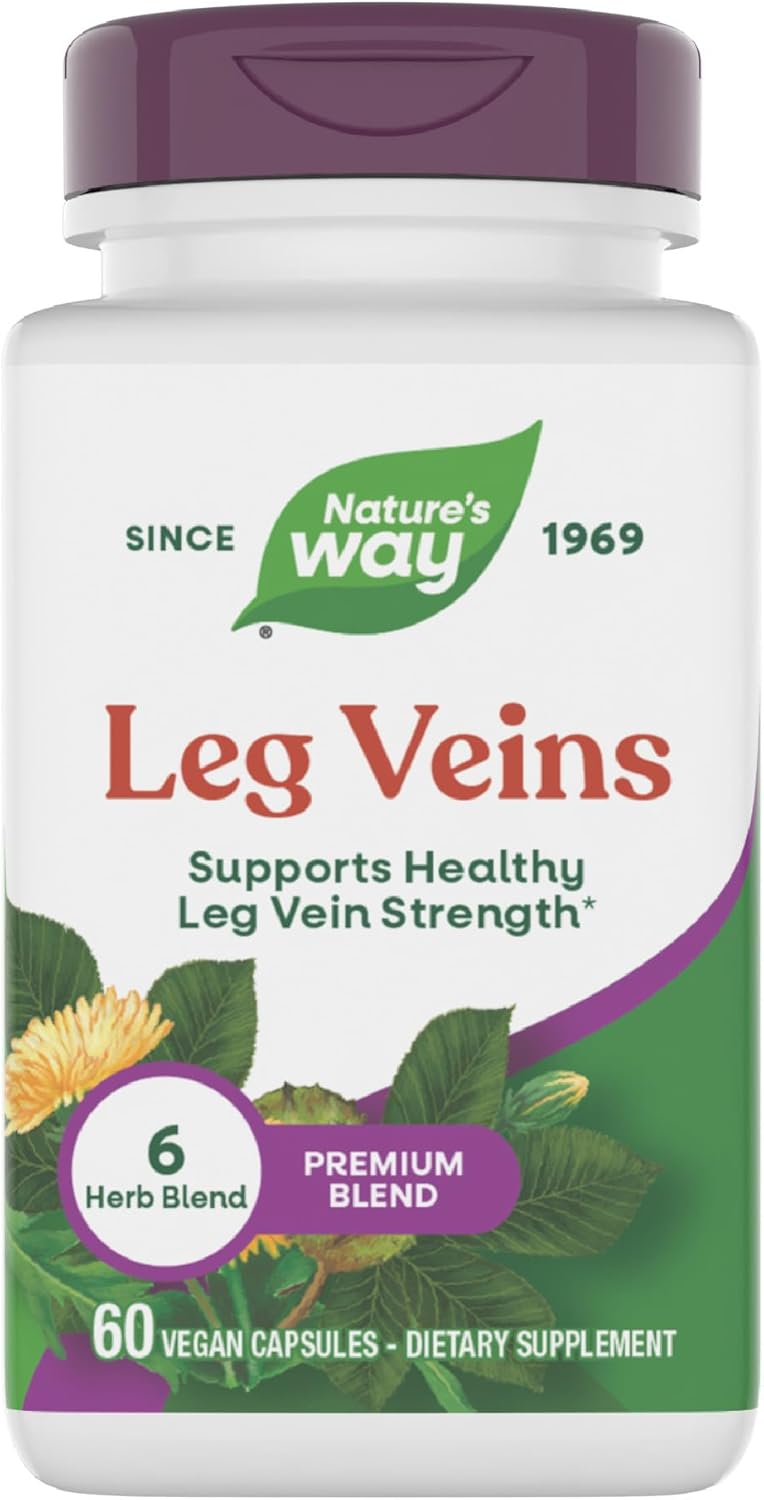 Nature's Way Leg Veins Premium Blend - 120 Cápsulas (60 Dosis)