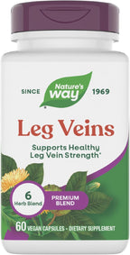 Nature's Way Leg Veins Premium Blend - 120 Cápsulas (60 Dosis)