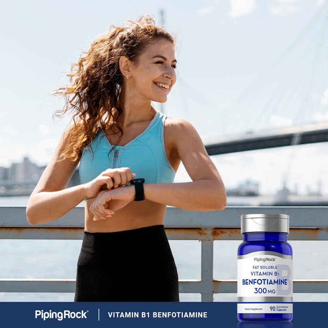 Benfotiamina 300mg - 90 Cápsulas - Piping Rock