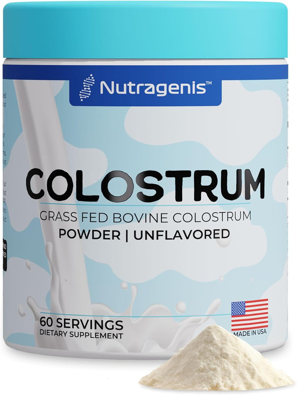 Colostrum™ Premium en Polvo – Salud Intestinal, Inmunidad y Recuperación Muscular | 60 Porciones