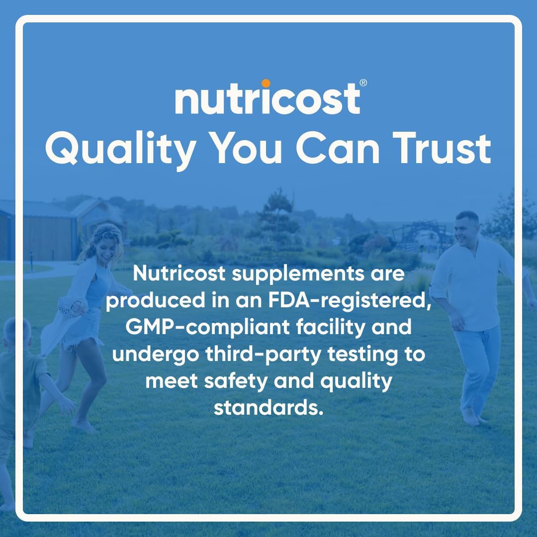 Nutricost L-Metilfolato 15mg, 120 Cápsulas (5-MTHF) - Vegano, Sin Gluten, No-GMO