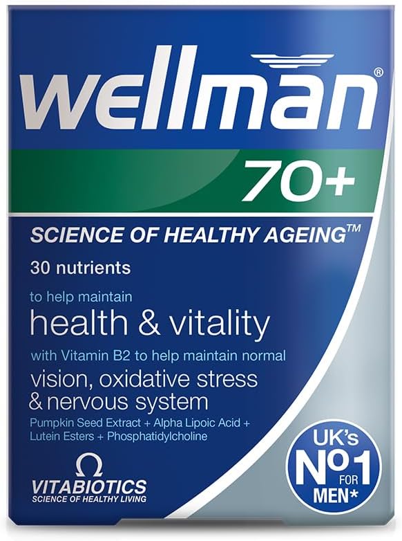 Vitabiotics Wellman 70+ 30 Comprimidos