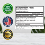 Reawaken Brain Boost - Complemento para la Memoria - Fórmula Avanzada (2 Paquetes, 120 Cápsulas)