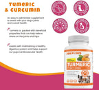 Cúrcuma (Turmeric) para Perros – 180 Comprimidos Sabor Pato – Fórmula Avanzada para Articulaciones con Piperina