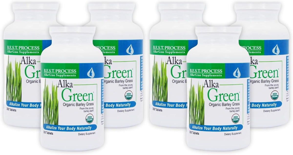 AlkaGreen Tablets 6 Unidades - Suplemento – Vitamina C: contribuye al funcionamiento normal del sistema – Image 1