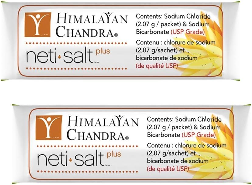 Himalayan Chandra Neti Salt Plus - Recambio de 60 sobres