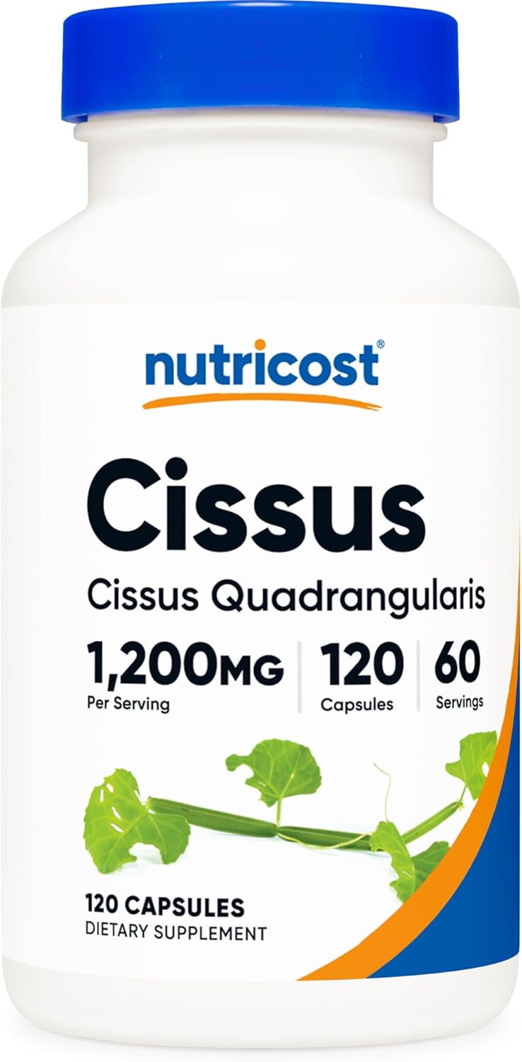 Nutricost Cissus Quadrangularis — 1200 mg, 240 Cápsulas