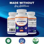 Vitamatic Apigenina 50mg - 120 Cápsulas Vegetales (2 Envases, 240 Cápsulas)