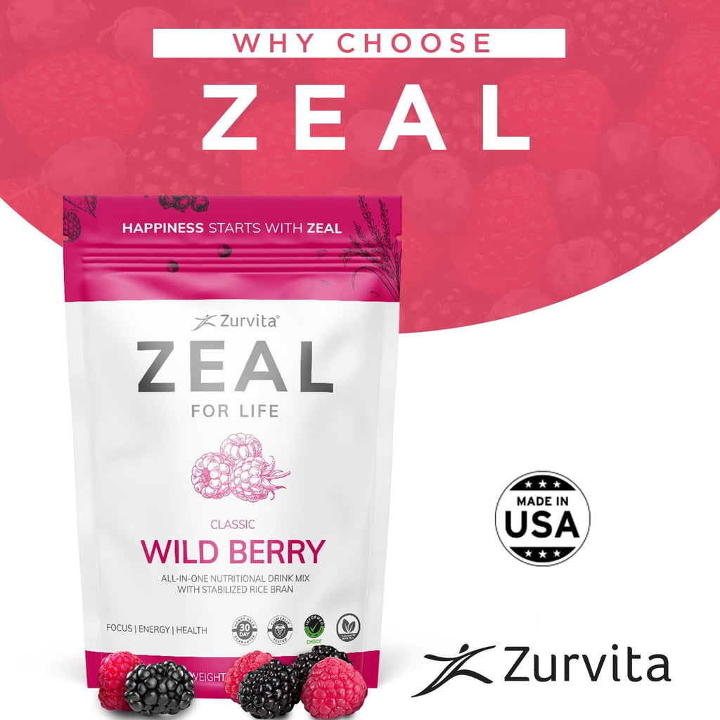 Zurvita - Zeal for Life 30-Day Wellness Bag - Wild Berry (Classic)
