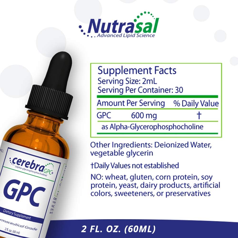 Nutrasal Cerebra GPC Líquido, 60 ml
