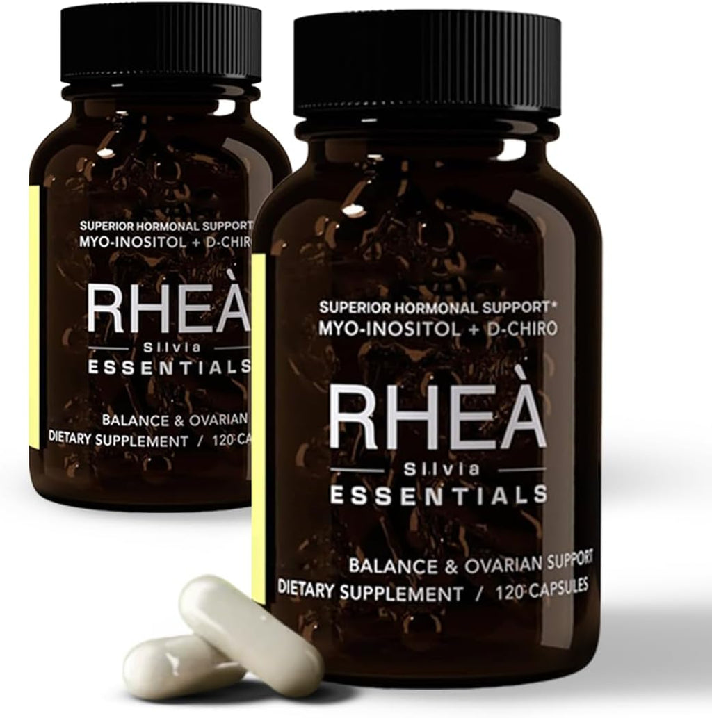 RHEASILVIA Myo-Inositol y D-Chiro Inositol 40:1 con Folato y Magnesio | 60 Cápsulas