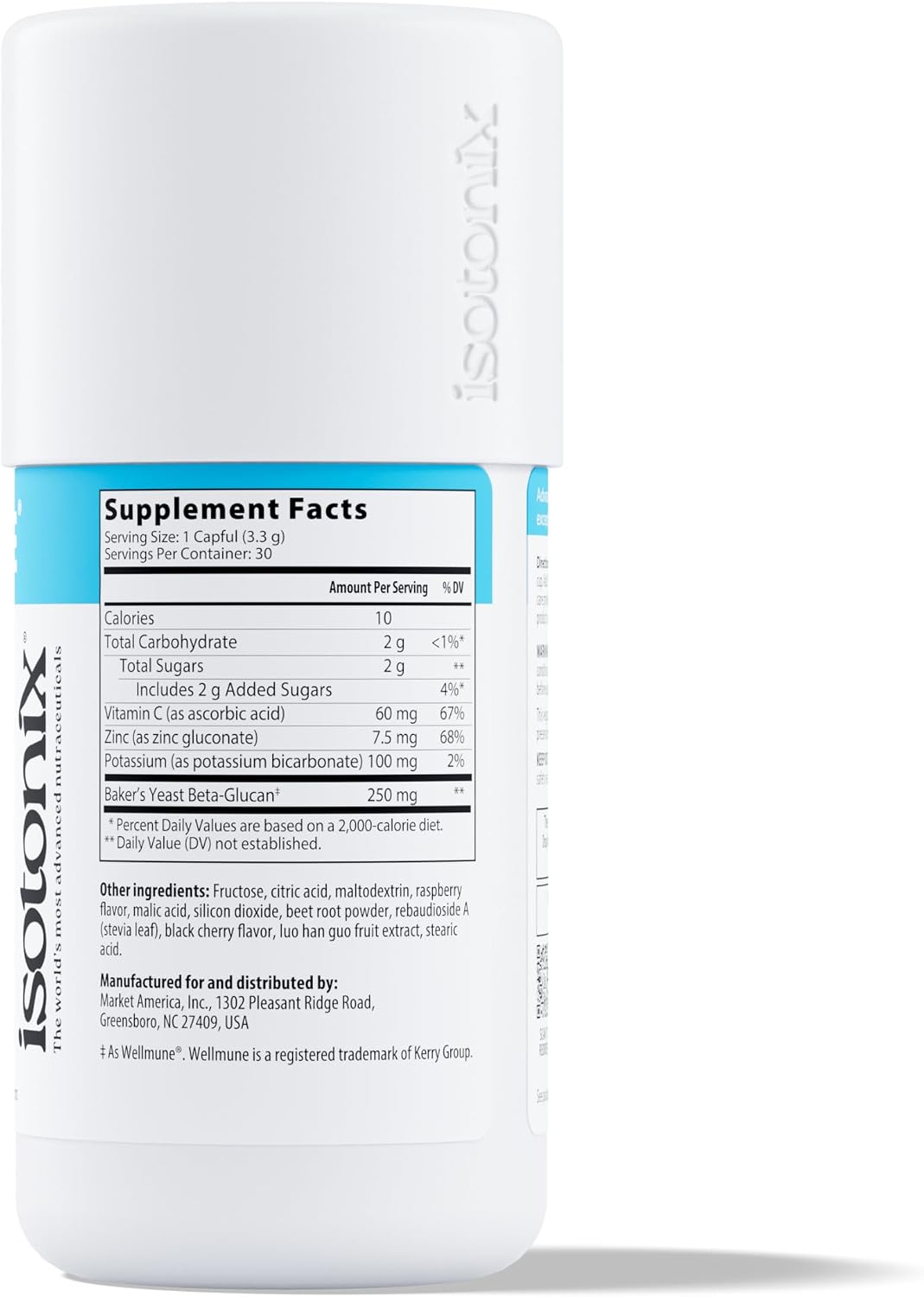 Isotonix Immune - Complemento alimenticio con Wellmune, 30 sobres