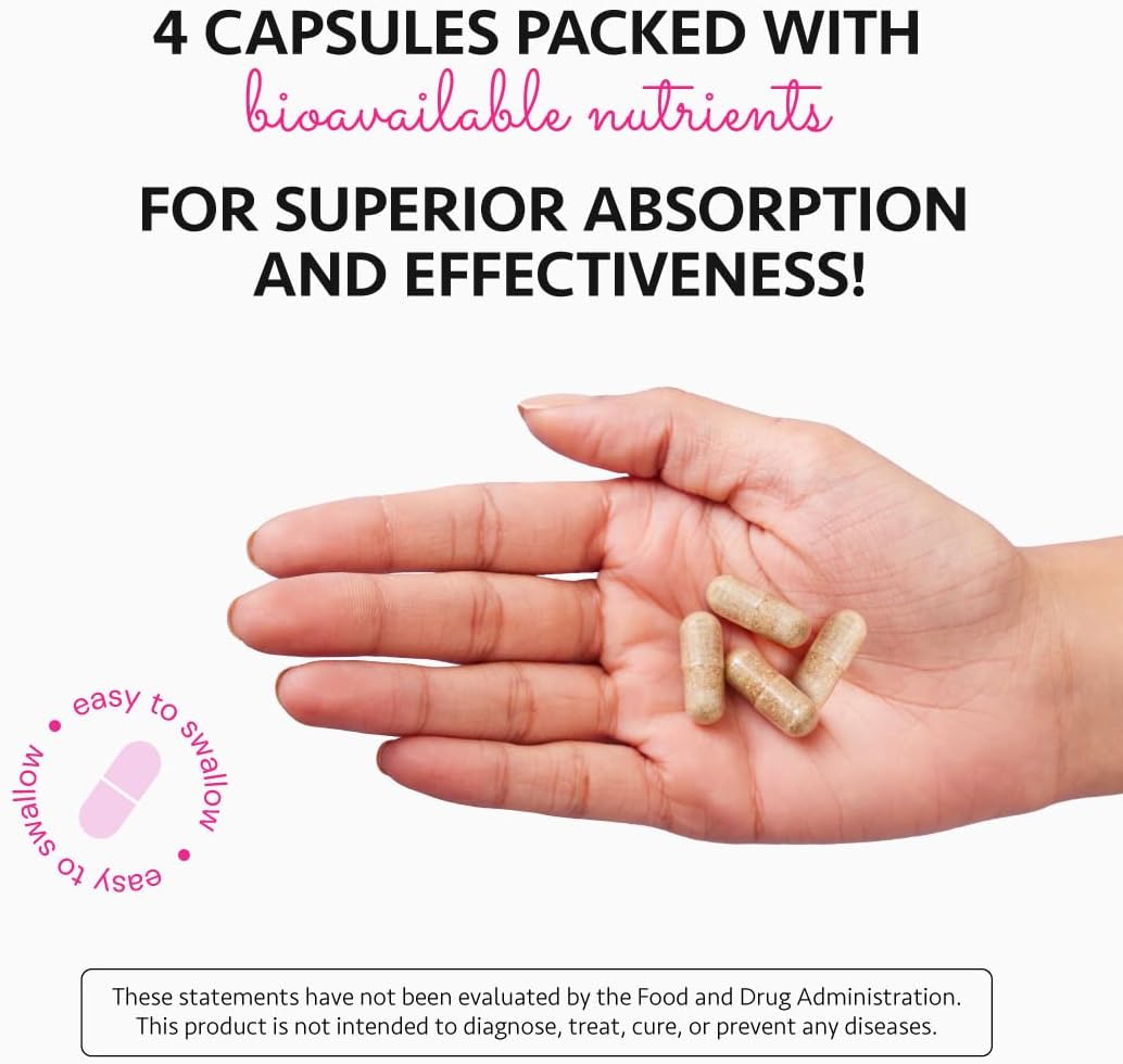 Vitaminas Prenatales Ayurvédicas Elite con Folato, Colina, Hierro y Yodo - Freshly Moms