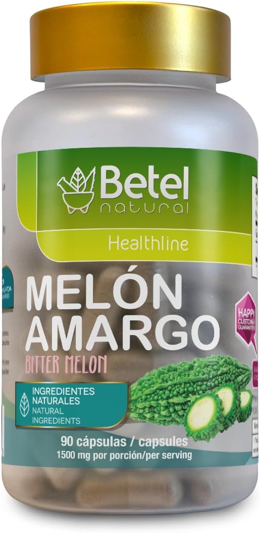 Betel Natural Premium Melón Amargo Cápsulas - 1500 mg por Dosis