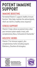 New Chapter Vitamina C Immune Defense con Saúco, 30 comprimidos