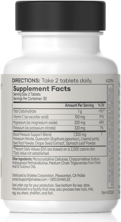 Shaklee Blood Pressure – 60 comprimidos – Image 2