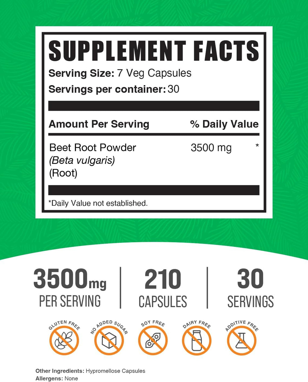 Cápsulas de Raíz de Remolacha - BulkSupplements.com