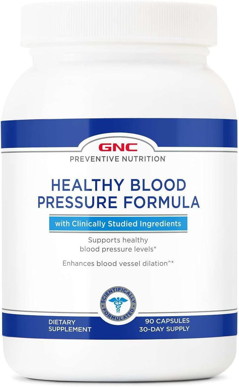 GNC Preventive Nutrition Fórmula para Presión Arterial Saludable - 90 Cápsulas