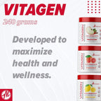 Metabolic Nutrition Vitagen, Complejo Vitamínico y Adaptógeno, 240 g (Sidra de Manzana)