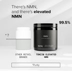 Toniiq Ultra High Purity NMN Powder - 100 Gramos - 99,5% de Pureza - Alta Biodisponibilidad - Fórmula Estabilizada - Suplemento de Nicotinamida Mononucleótido en Polvo
