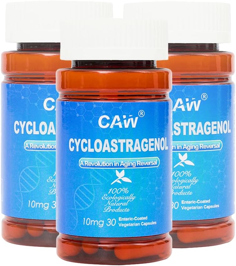 CAW Hypersorption Cicloastragenol 98% 10mg – 90 Cápsulas Entéricas Vegetarianas