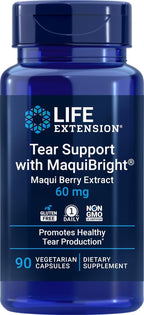 Life Extension Tear Support con MaquiBright, 90 Cápsulas Vegetarianas