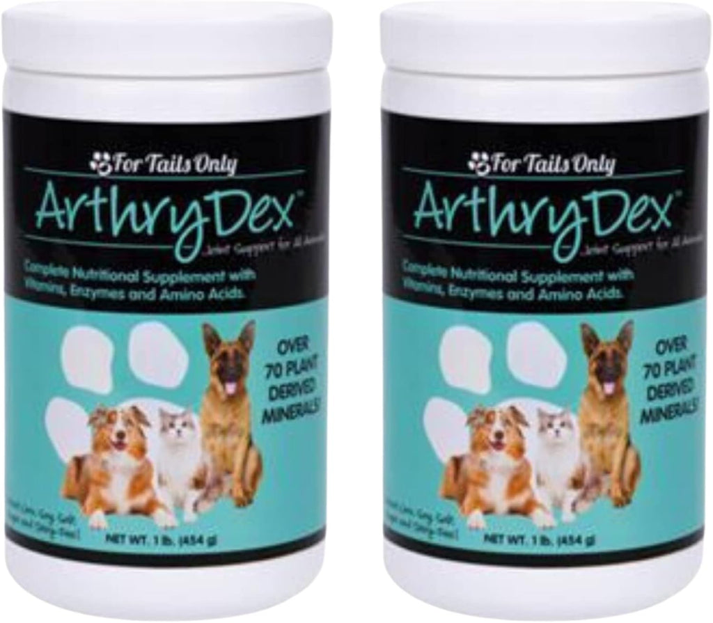 Youngevity Arthrydex Complete Nutritional Supplement for Dogs and Cats - Vitamins, Probiotics, and Enzymes - 2 x 454g Jars