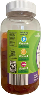 Multivite Complete Adult Multivitamin - Gomitas multivitamínicas con sabor natural, 150 unidades