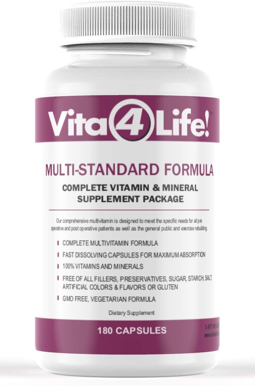 Vita4Life Multivitamínico Bariátrico Multi-Standard - 180 Cápsulas
