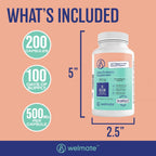 WELMATE Saccharomyces Boulardii 500mg Probiótico 200 Cápsulas