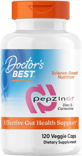 Doctor's Best PepZin GI, Complejo de Zinc-L-Carnosina, 120 Cápsulas Vegetales