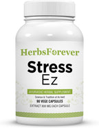 Herbsforever Stress Ez Capsules - Mind and Stress Supplement (90 Capsules)