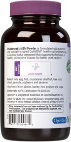 MSM en Polvo 2600mg de BlueBonnet Nutrition - OptiMSM