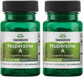 Swanson Maximum-Strength Huperzina A 200 mcg 30 Cápsulas (Paquete de 2)