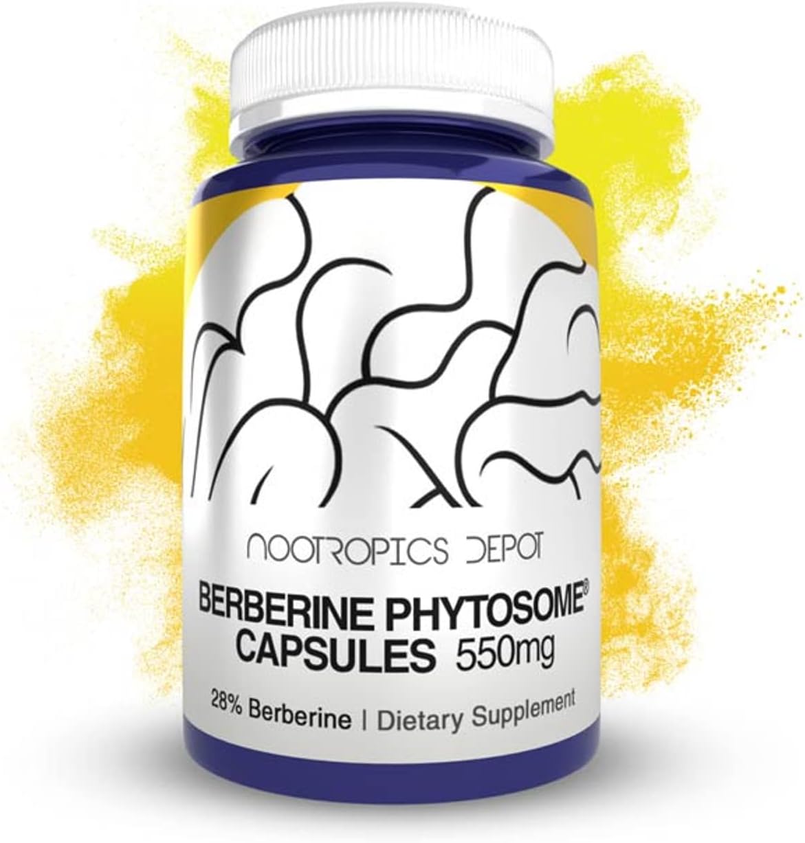 Nootropics Depot Berberina Phytosome 550mg - Alta Biodisponibilidad