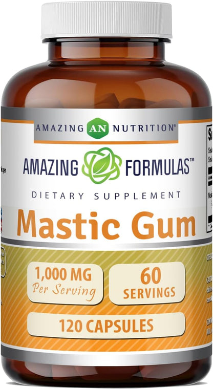 Amazing Formulas Mastic Gum 1000 mg | 60 Cápsulas – Image 8