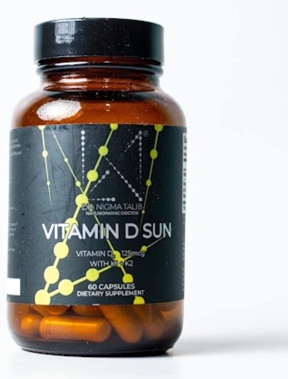 DR. NIGMA Vitamina D3 5000 UI con K1 y K2 - 60 Cápsulas