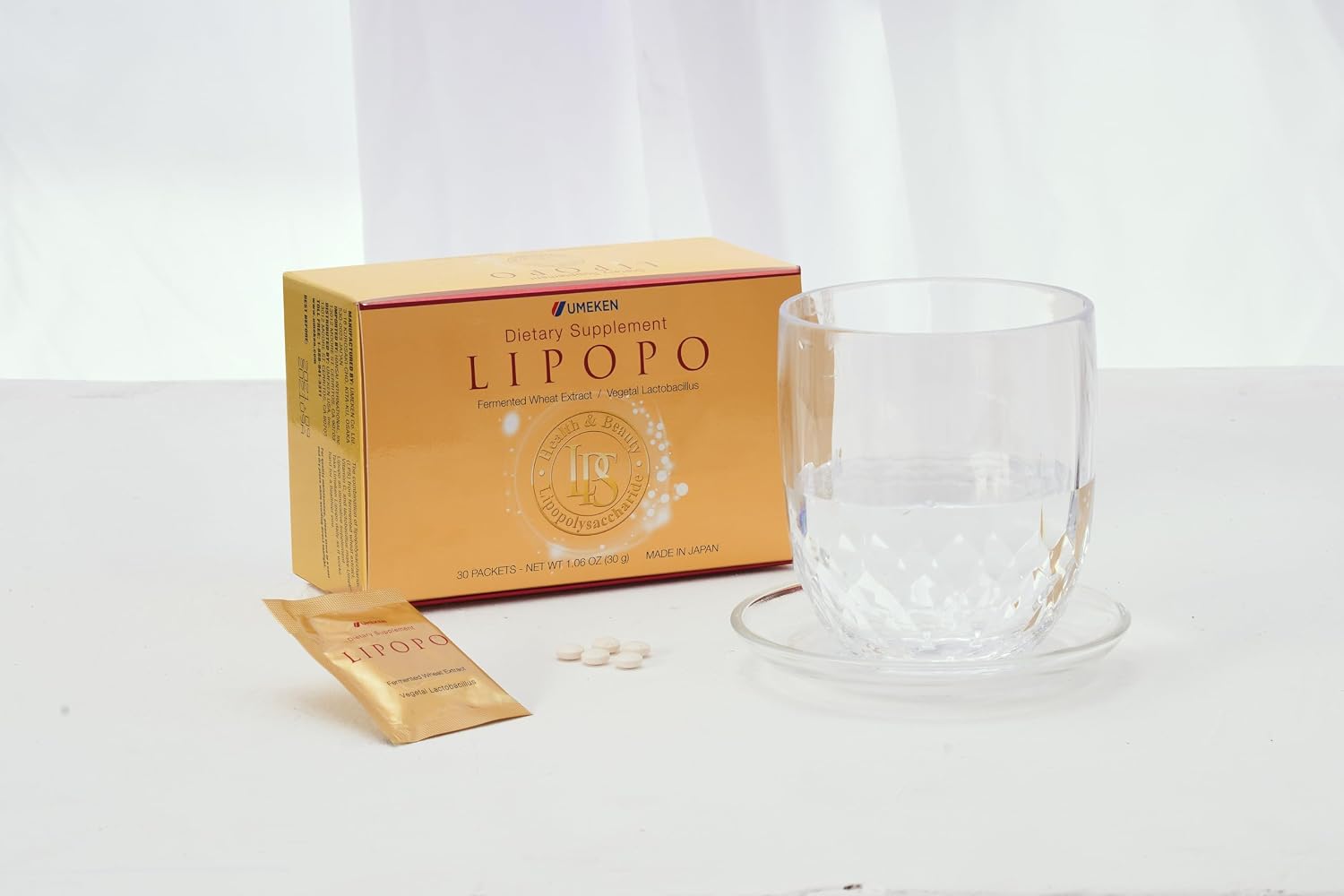 Umeken Lipopo - Lipopolisacárido, Betaglucano, Bacterias Lácticas y Vitamina C (30 sobres)