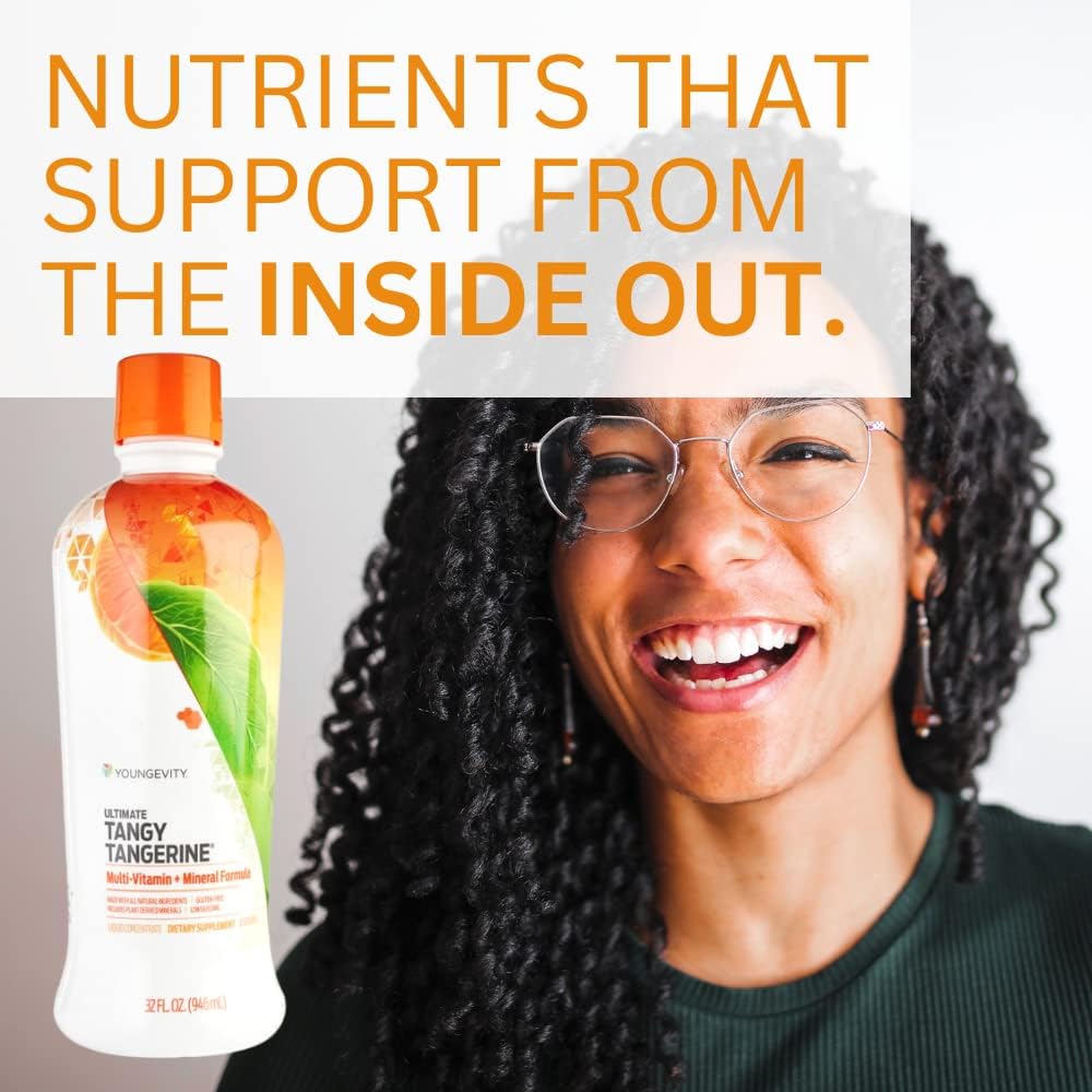 Youngevity Majestic Earth Ultimate Tangy Tangerine - Multivitamínico Líquido 946 ml