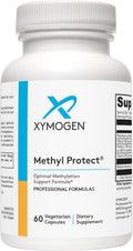 XYMOGEN Methyl Protect - 3.400 mcg 5-MTHF (Metilfolato) - Apoyo Cardiovascular y Neurológico - Vitaminas B Activadas - Vegetariano y Sin Gluten - 60 Cápsulas