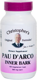 Pau D'Arco de Christopher's Original Formulas - 100 Cápsulas Vegetales