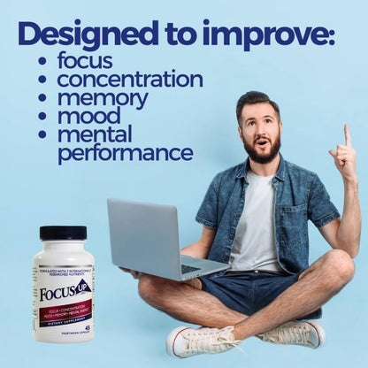 FocusUP Brain & Energy Support – Cápsulas – Huperzina-A: Alcaloide que inhibe la acetilcolinesterasa, – Image 8