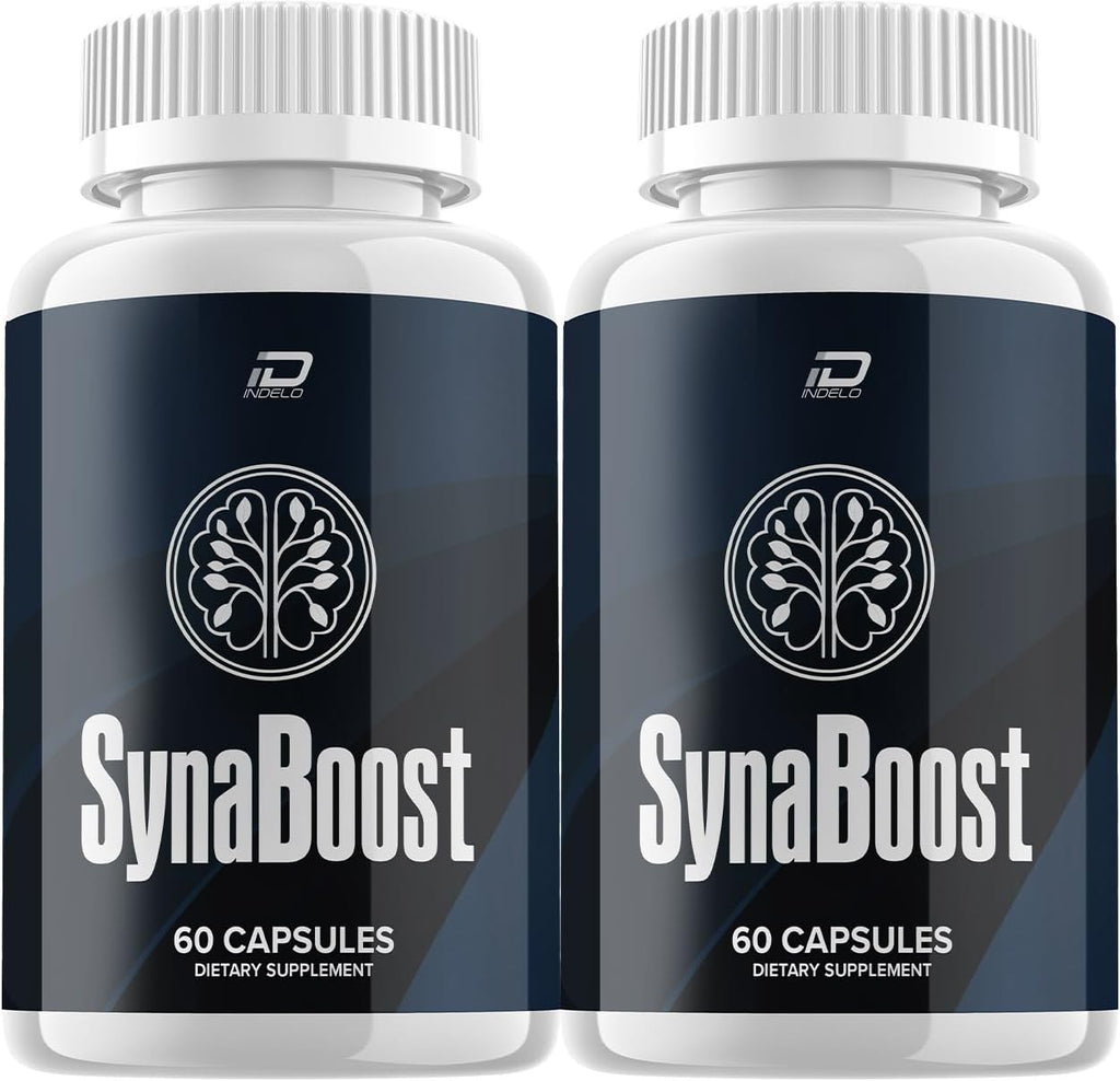 SynaBoost Cápsulas para el Cerebro – Fórmula Natural de Máxima Potencia (2 Paquetes – 120 Cápsulas)
