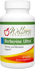 Wellness Resources Berberine Ultra - Absorción Avanzada con Fitosoma (550mg, 60 Cápsulas Veganas)