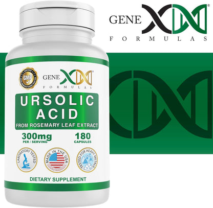 Genex Formulas Ácido Ursólico 300mg (180 – Sin OGM, sin gluten, vegetariano – Image 9
