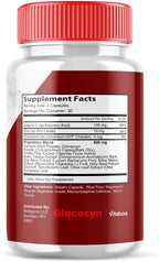 Vitaluxa Glucocyn Support Capsules (2 Pack) - 120 Cápsulas, 800mg