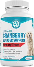 Wanderfound Pets Ultimate Cranberry – Apoyo para la vejiga e infecciones urinarias en perros – 90 comprimidos masticables sabor bacon e hígado